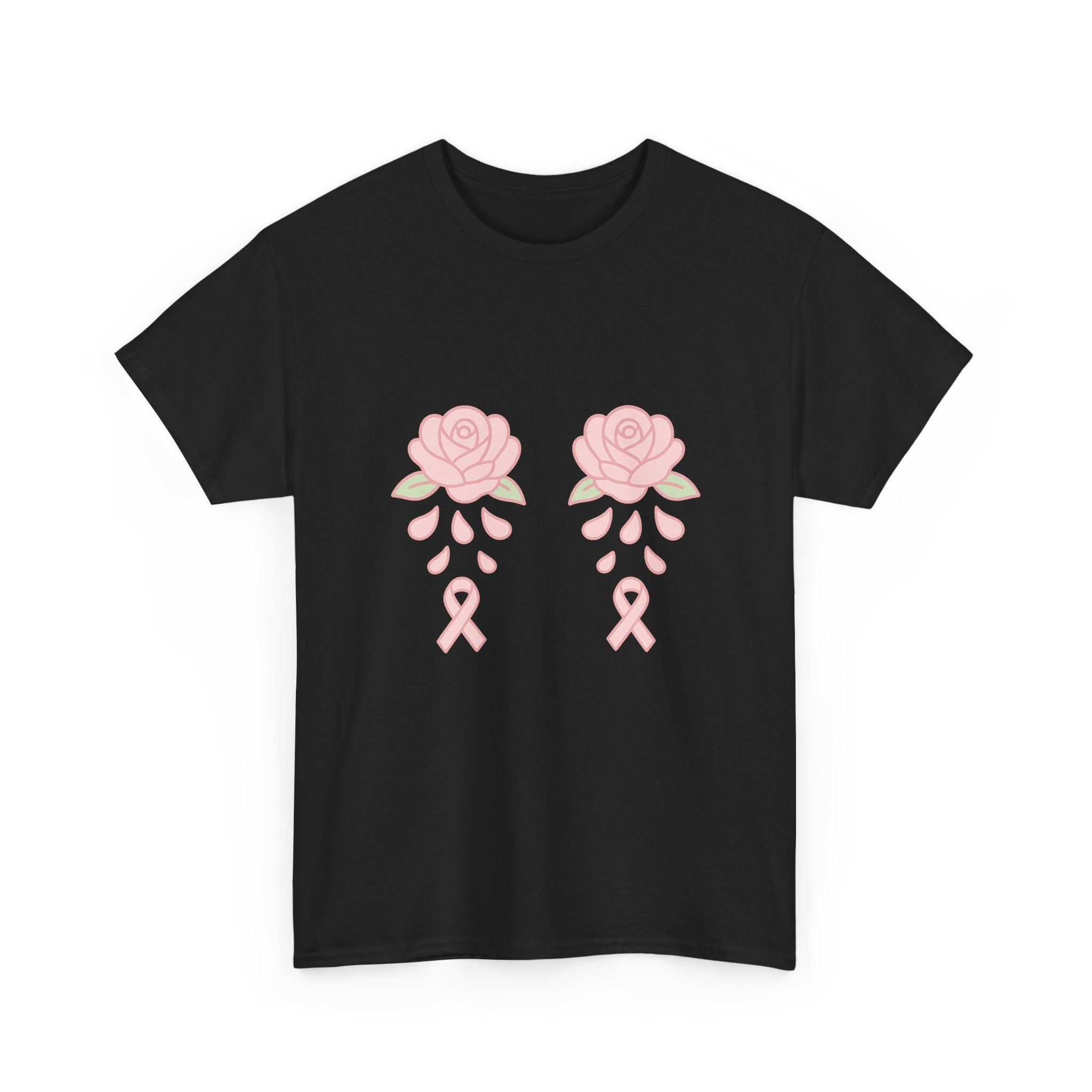 T-shirt Octobre Rose “Roses & Rubans” – Unisexe