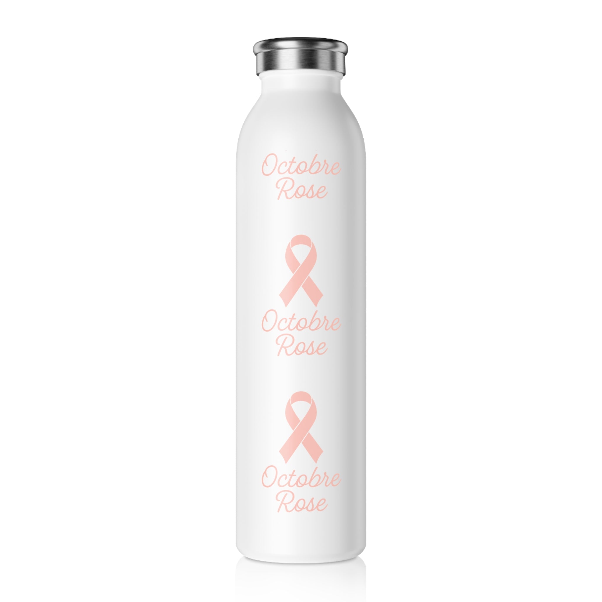 Gourde Octobre Rose – Design Ruban Rose