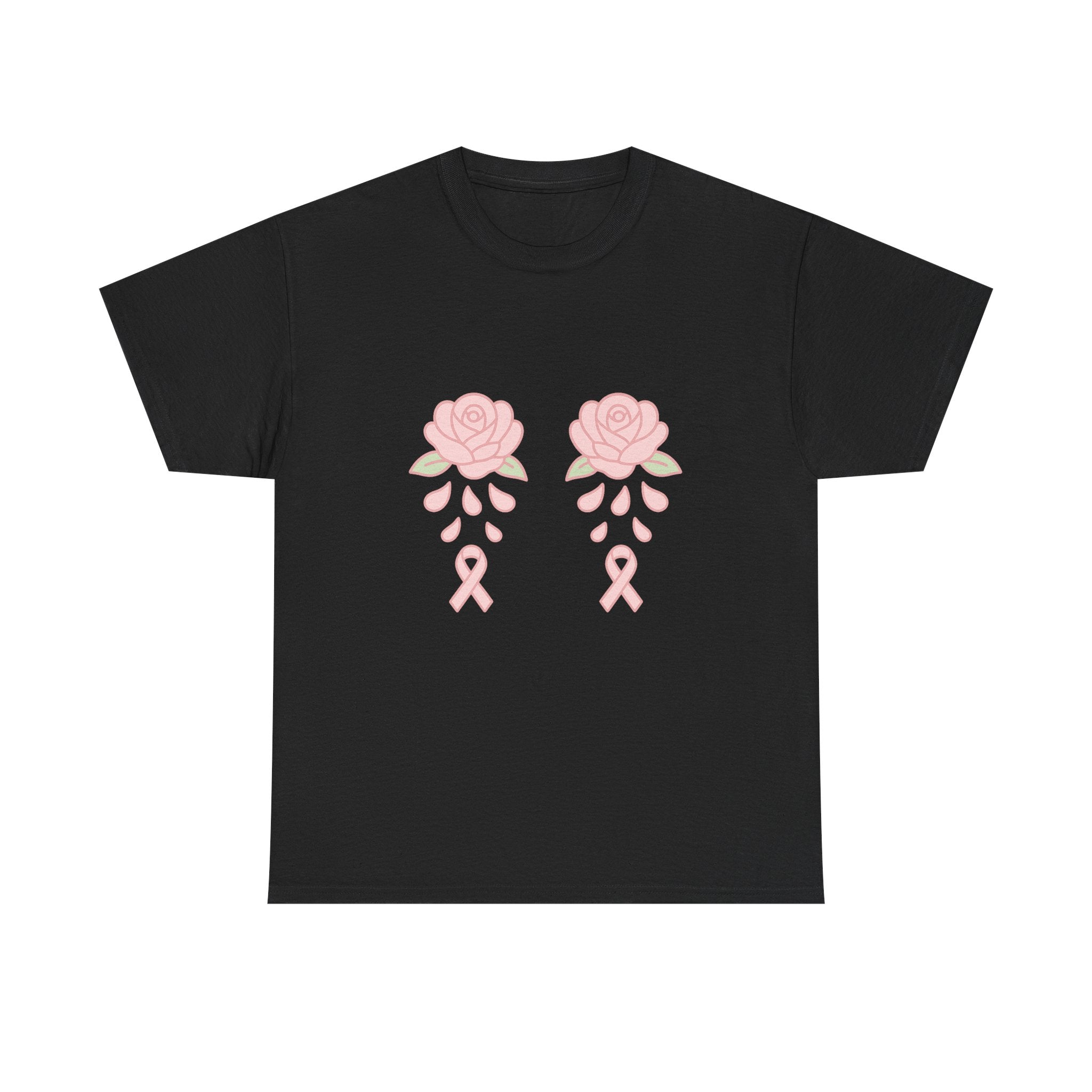 T-shirt Octobre Rose “Roses & Rubans” – Unisexe