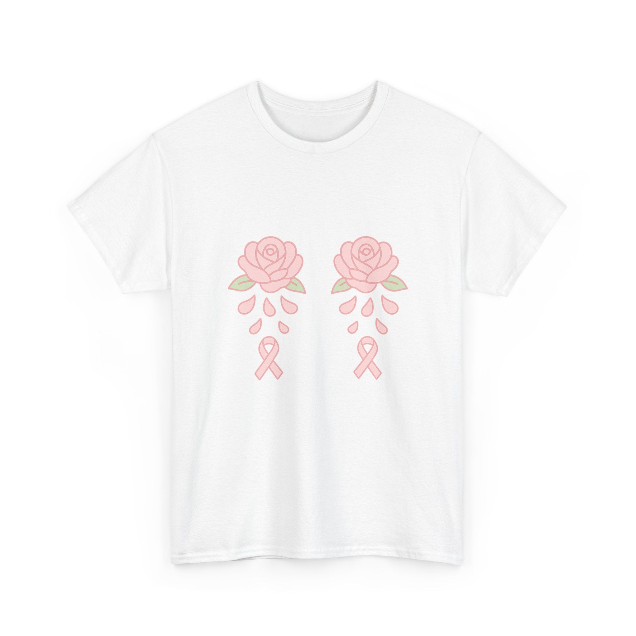 T-shirt Octobre Rose “Roses & Rubans” – Unisexe