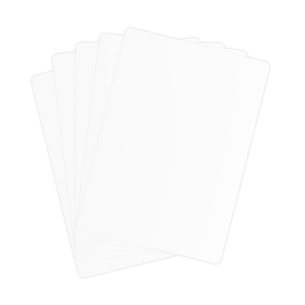 Cartes de Jeu Personnalisées – Famille en Cœur avec Prénoms