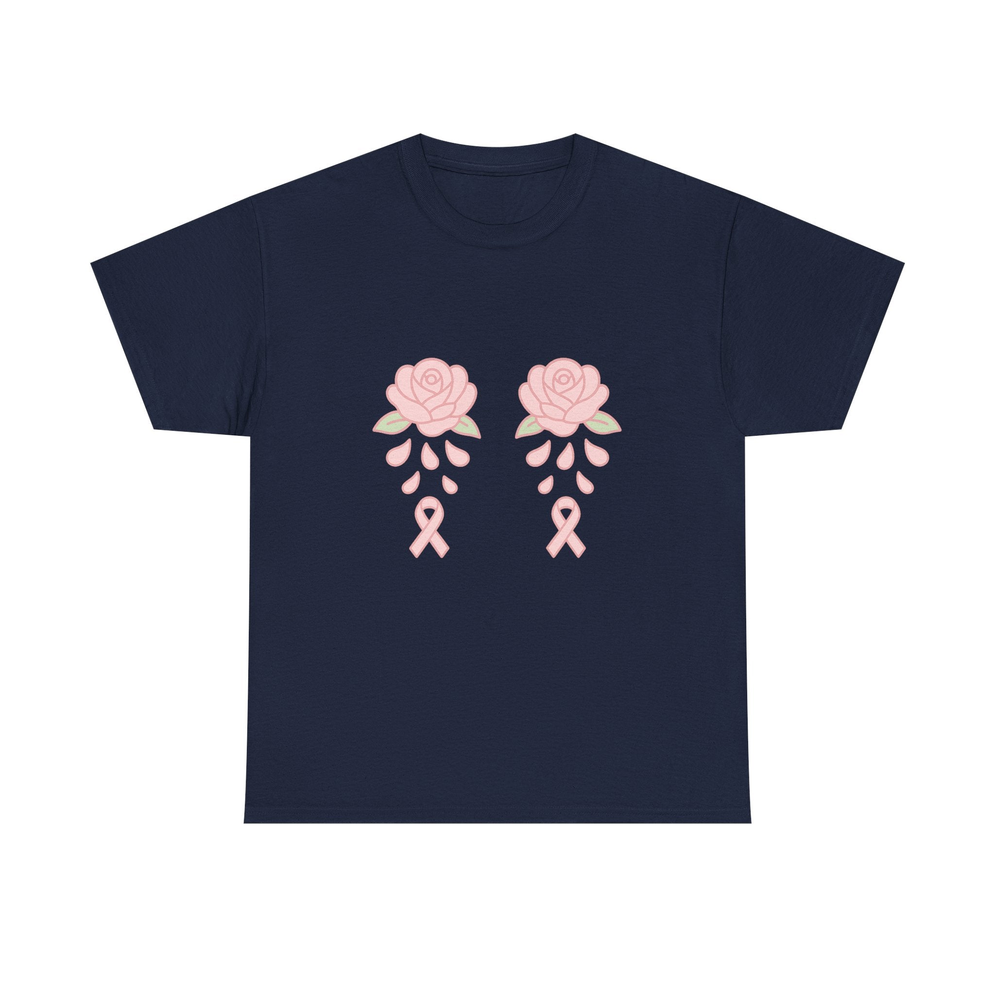 T-shirt Octobre Rose “Roses & Rubans” – Unisexe
