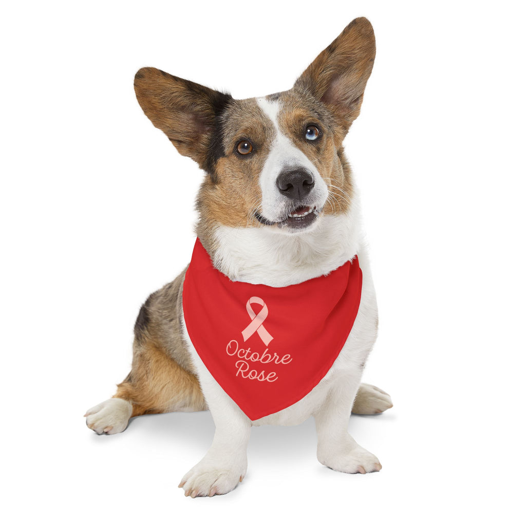 Bandana pour Chien Octobre Rose – Accessoire Confortable