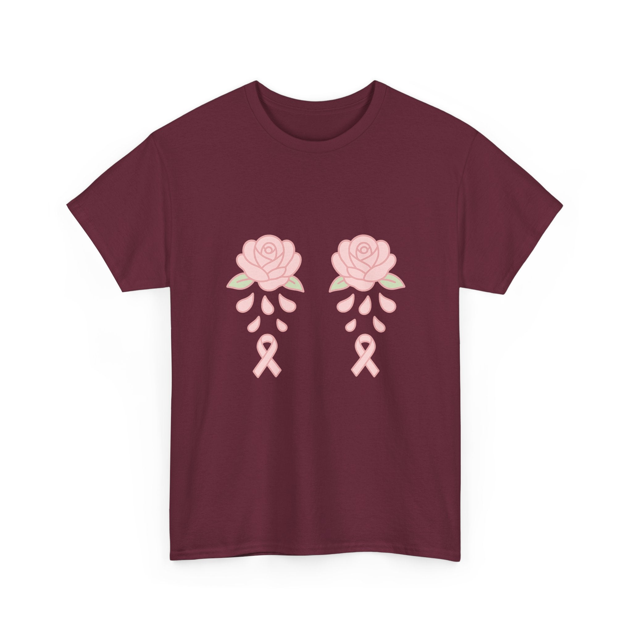 T-shirt Octobre Rose “Roses & Rubans” – Unisexe