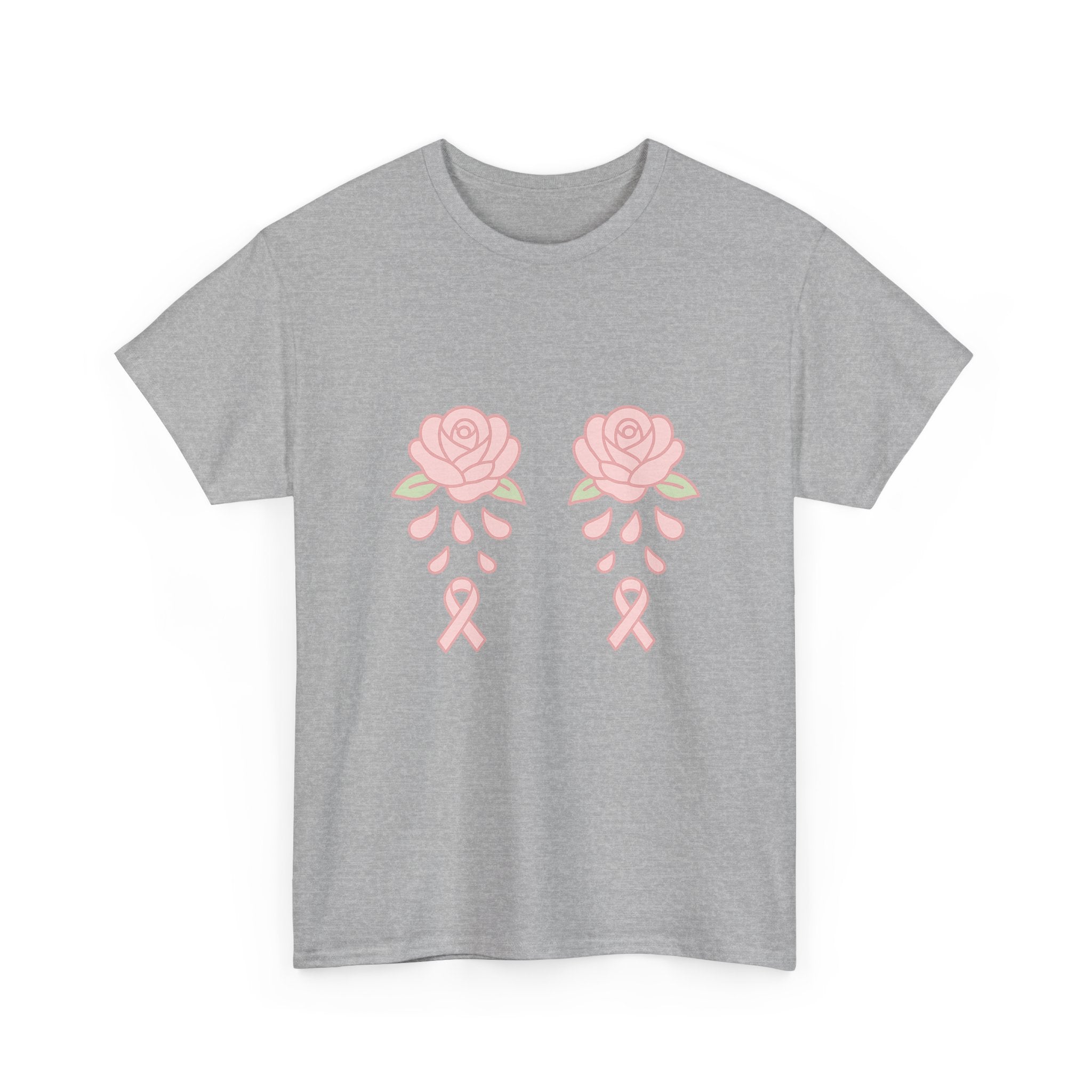 T-shirt Octobre Rose “Roses & Rubans” – Unisexe