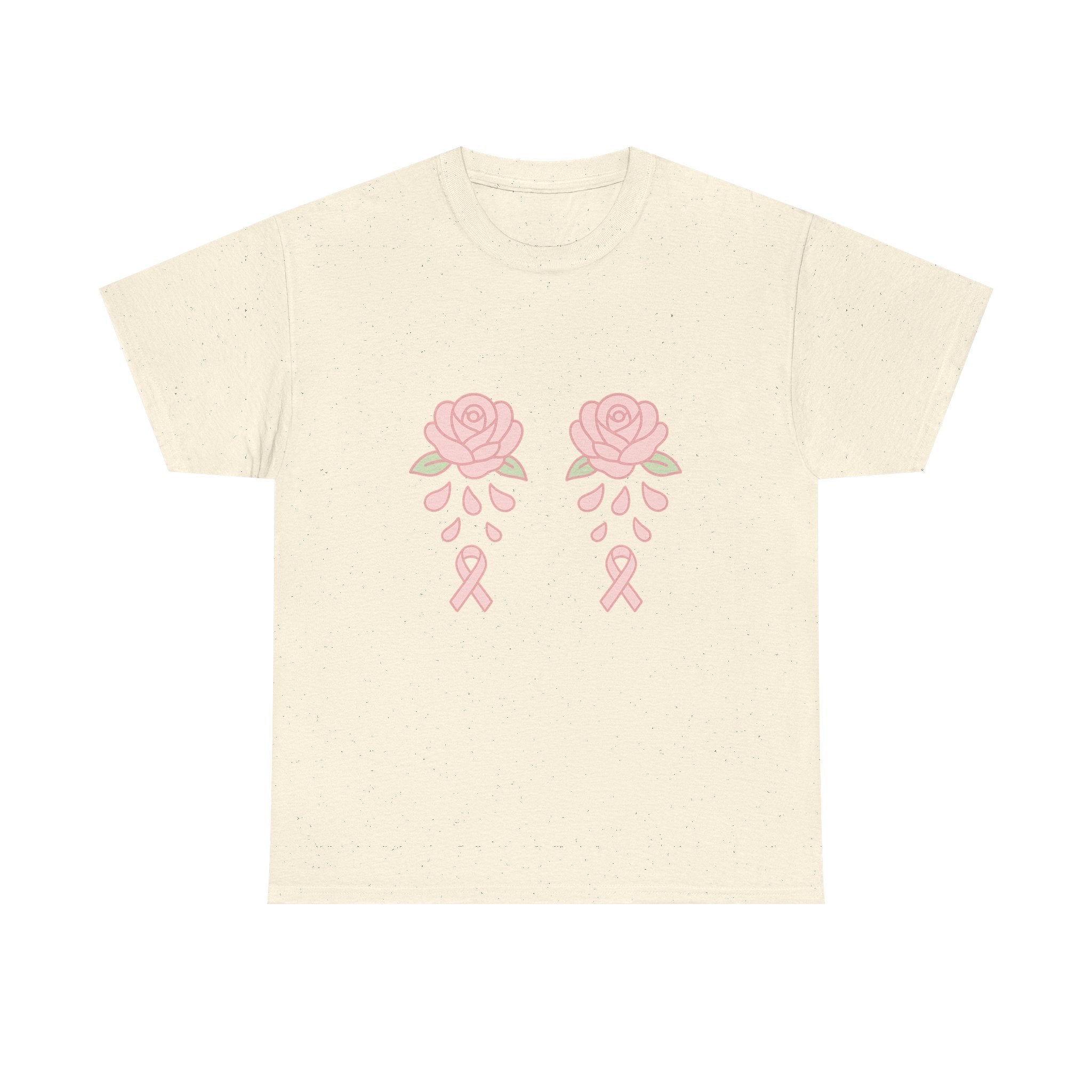 T-shirt Octobre Rose “Roses & Rubans” – Unisexe