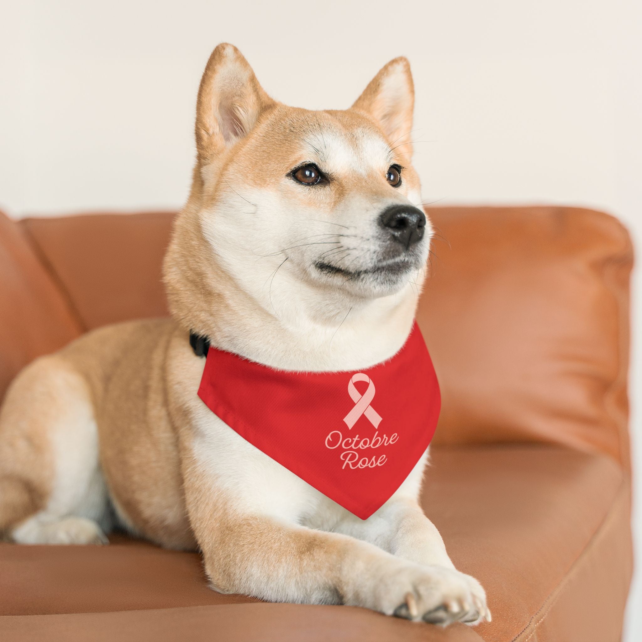Bandana pour Chien Octobre Rose – Accessoire Confortable