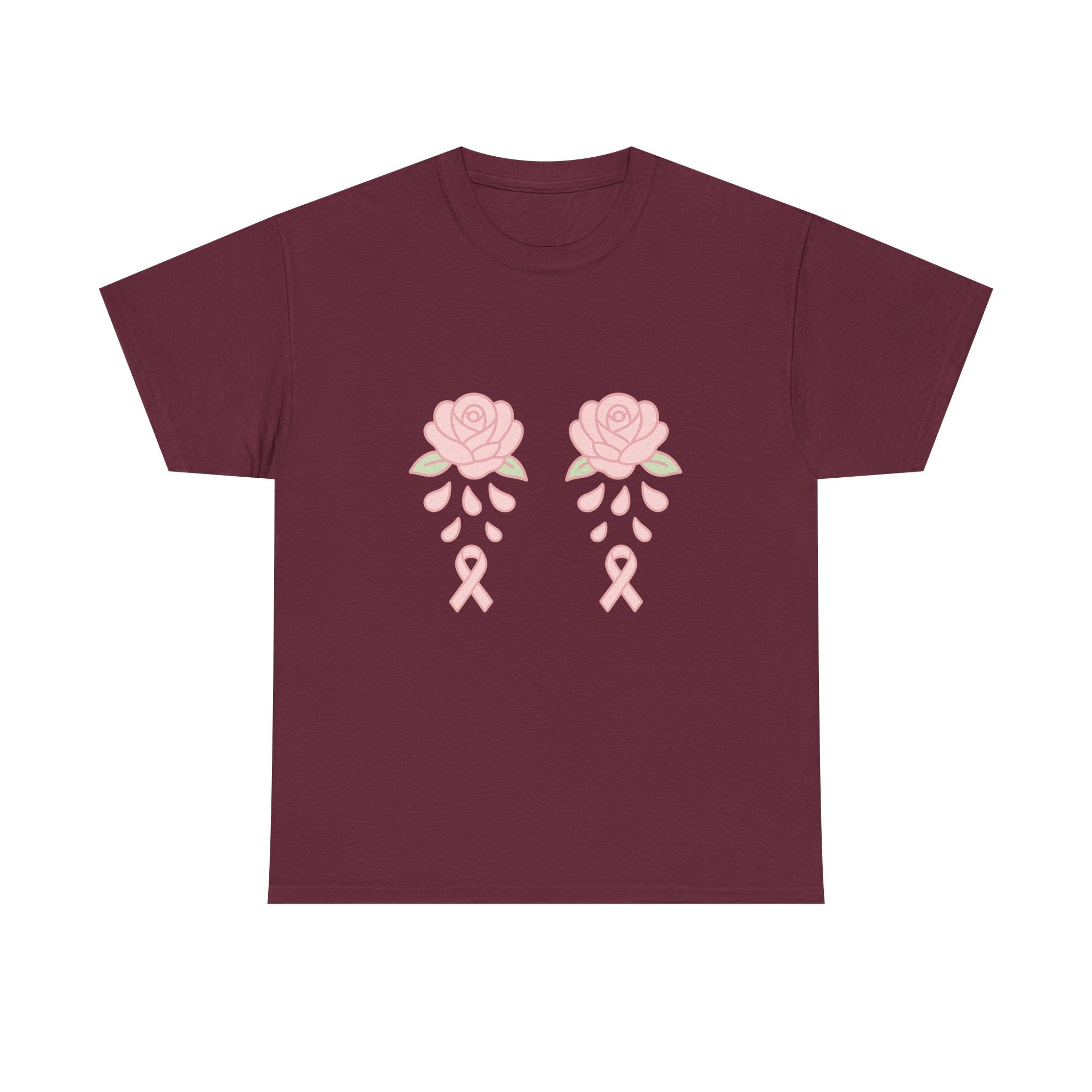 T-shirt Octobre Rose “Roses & Rubans” – Unisexe