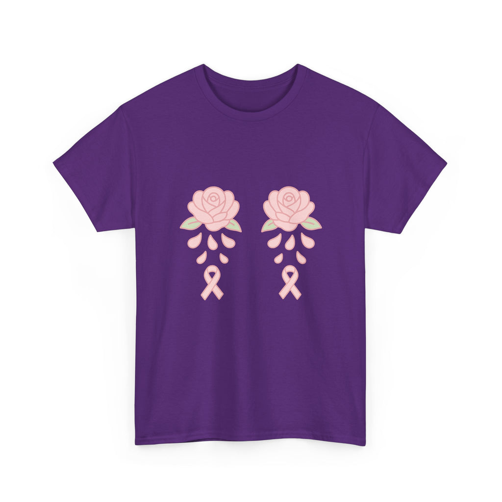 T-shirt Octobre Rose “Roses & Rubans” – Unisexe