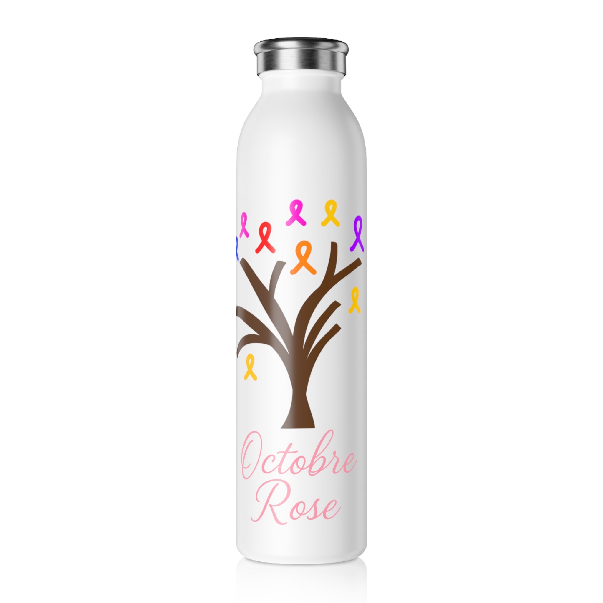 Gourde Slim Octobre Rose – Inox Isotherme
